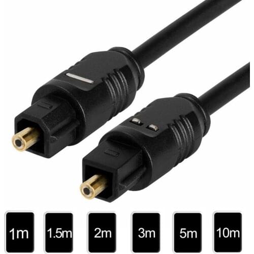 New Digital Optical Audio Cable 1m 5m For Amplifiers Blu-ray DVD Toslink SPDIF Cable for Xbox 360 PS4 Soundbar Fiber Cable