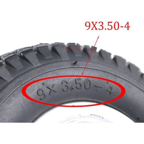 9x3.50-4 pneumatic tire wheel, used for electric scooter, pocket bike, lawn mower, go kart 9 * 3.50-4 wheel tire