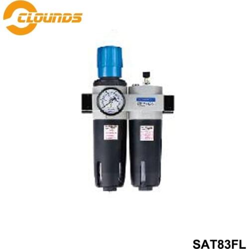 SAT83FL Pneumatic Air Filter Regulator Lubricator Combinations Oil Separator Air Source Treatment Unite