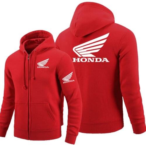 Men‘s Hoodie Honda Car Wing Logo Print Sweatshirt Men’s Sportswear High Quality Fleece Warm Pullover Harajuku Men Women Clothing
