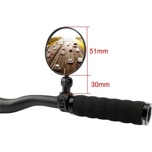Bicycle Rearview Mirror Adjustable Scooter Inverted Back Mirror Reflex Rear View Wide-angle for Ninebot ES1 ES2 Scooter