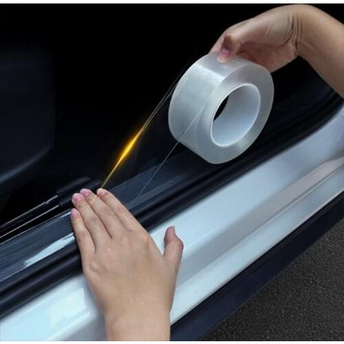 Car Door Edge Protector Stickers Multifunction Strip Bumper Nano Anti-Collision Tape Auto Trunk Sill Scuff Film Quality Easy