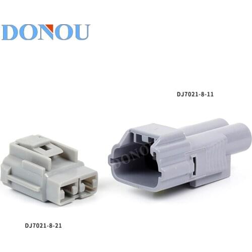 1set 2P Heavy duty truck waterproof connectors large current plug fog lamps connector With terminal DJ70219Y-7.8 DJ7021-8-11/21