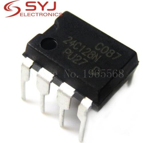 10pcs/lot FT24C128A AT24C128A FT24C128 24C128 DIP-8 In Stock
