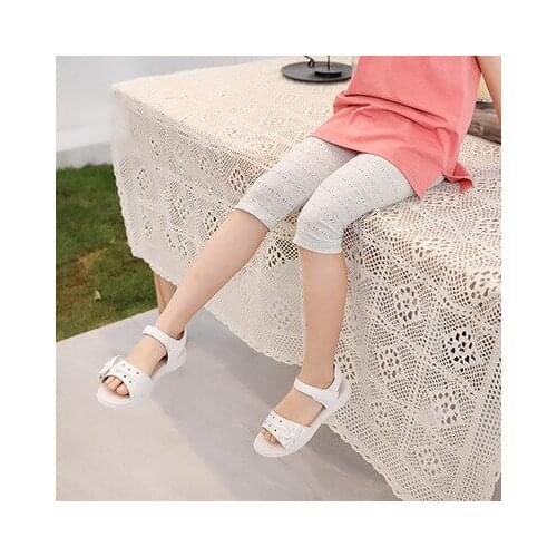 2021 Summer Thin Baby Knit Pants Toddler Leggings Plain Gray Colors Cute Spring 1 2 Years Old Toddler Baby Clothes OKL194002