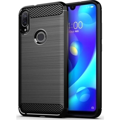 For Xiaomi Mi Play Case Luxury Carbon Fiber Skin Full Soft Silicone Cover ShockProof Case For Xiaomi Mi Play Phone Cases