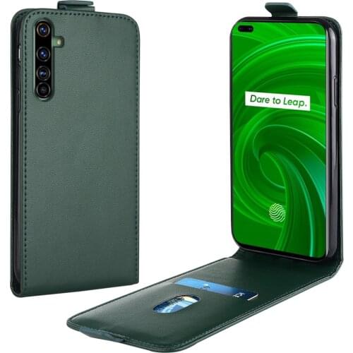 Flip Up and Down Leather Case for Realme X50 Pro Case RMX2075 RMX2071 RMX2076 Vertical Cover for X 50Pro Case Phone Bag