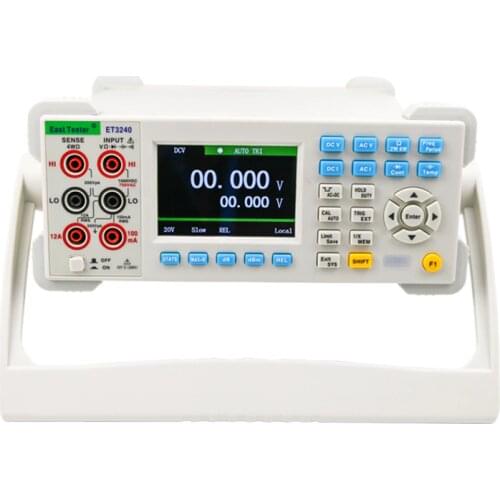 Digital Multimeter ET3240 Automatic Counts Benchtop 3.5 Inch TFT Large Clear Screen High Accuracy Desktop Multi-Meter