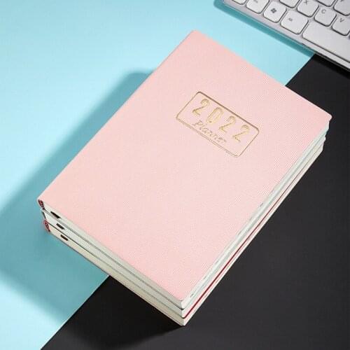 New A5 2022 Planner English version Agenda Notebook Goals Habit Schedules Stationery Office kawaii School Supplies dropshipping