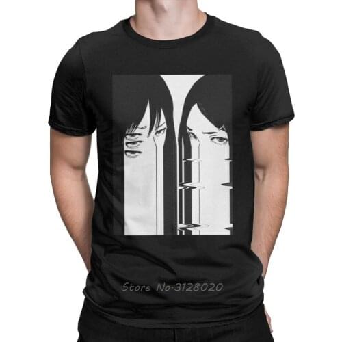 Men Surreal Harajuku T Shirt Anime Aesthetic Scary Dark Grunge Sadboys Vaporwave Cotton Fabric Short Sleeve Tee Graphic T-Shirt