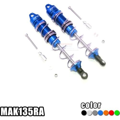 GPM ALUMINUM REAR DOUBLE SECTION SPRING DAMPERS 135MM For 1/8 ARRMA OUTCAST 6S BLX STUNT TRUCK RC Upgrade