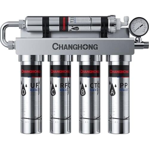 GY Water Purifier Direct Drink Kitchen Tap Pre-Filter Five-Level Ultrafiltration Stainless Steel Water Purifier