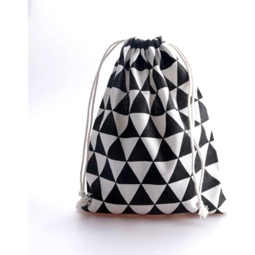 10pcs 19x24cm (7.48"x9.44")Cotton Drawstring Bag Nice Jewelry Packaging Bags Wedding Christmas Gift Pouches Bag Cotton Linen Bag