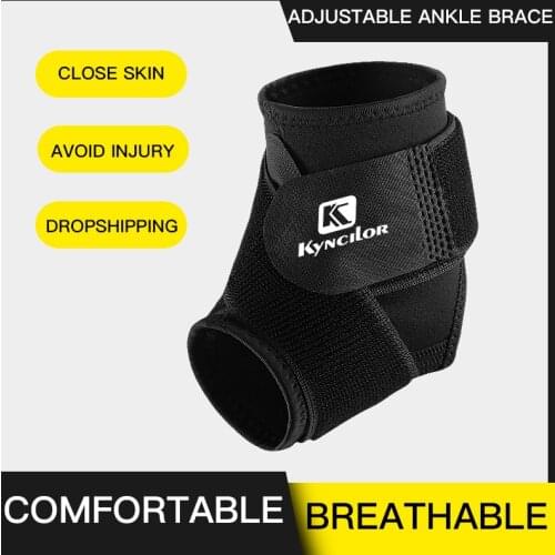 Ankle Protectors Anti Sprain Compression Outdoor Basketball Football Ankle Brace Supports Straps Bandage Wrap Brace Foot Safety