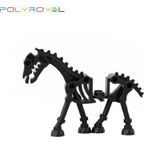 Building Blocks Technical parts Black Skeleton Horse 1 PCS MOC Compatible With brands toys for children 59228