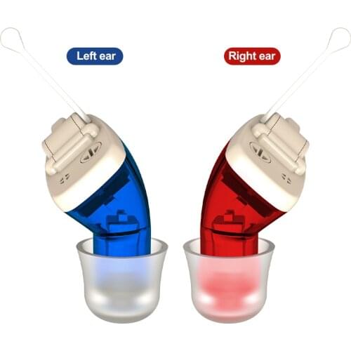 Coyalai Digital Hearing Aid Super Mini CIC Invisible Ear Sound Amplifier Enhancer Wireless Hearing Aids Portable Ear Care