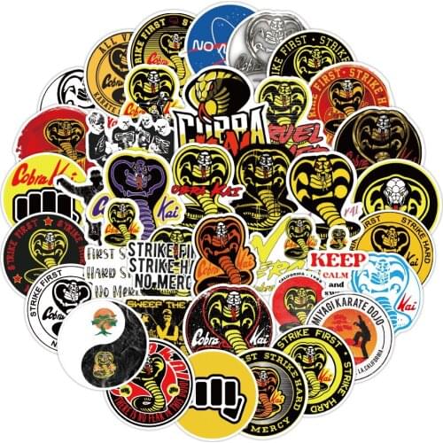 10/50Pcs Cobra Stickers Laptop DIY Motorcycle Luggage Guitar Fridge Bike Skateboard Car Graffiti Cool Sticker Kid Classic Toys