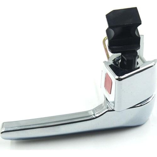 New Chrome Interior Inner Door Handle Driver Right RH For 03-06 Mazda 6 w/Lock Button