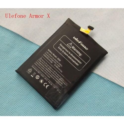 Original ulefone armor x2 battery 5500mah 3.8V for Ulefone Armor X2 Waterproof IP68 Smartphone 5.5" HD Quad Core-free shipping