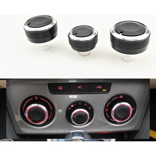 Air Conditioning Knob Vehicle Air Conditioner Temperature Control Switch for Volkswagen VW jetta MK5 passat B6 B7 / for Skoda Oc