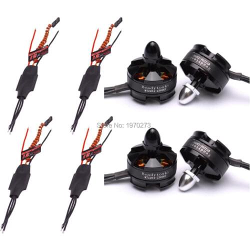 Simonk 12A ESC + MT2204 2300KV 2204 Motor for 210mm 250mm QAV250 Multi Quad Copter
