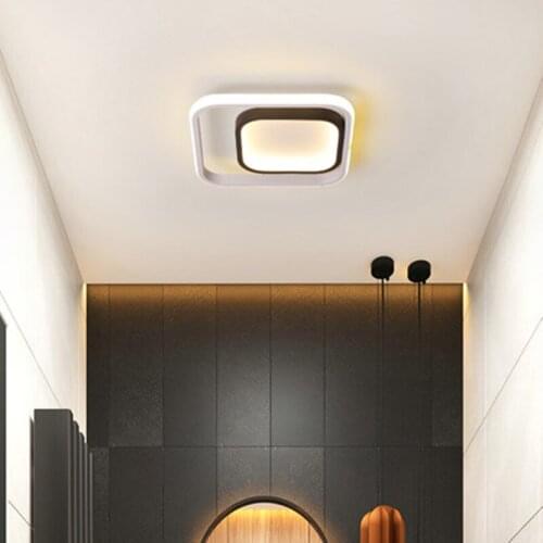 White/black/gray Modern Led Ceiling Lihgts For Corridor balcony cloakroom Led Ceiling Lamp nordic decoration home ceiling light