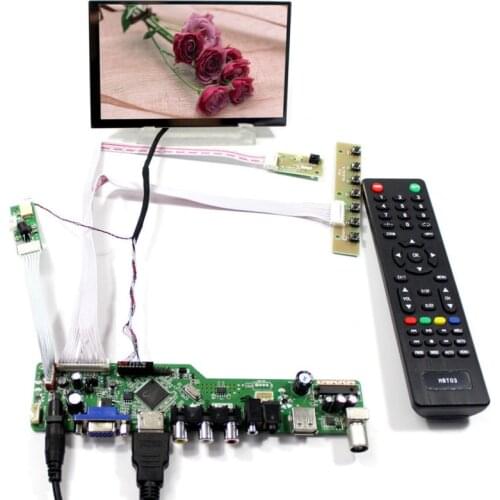 TV PC HD MI CVBS RF USB AUDIO LCD driver Board with 5.6inch 1024x600 LTD056ET3A lcd panel