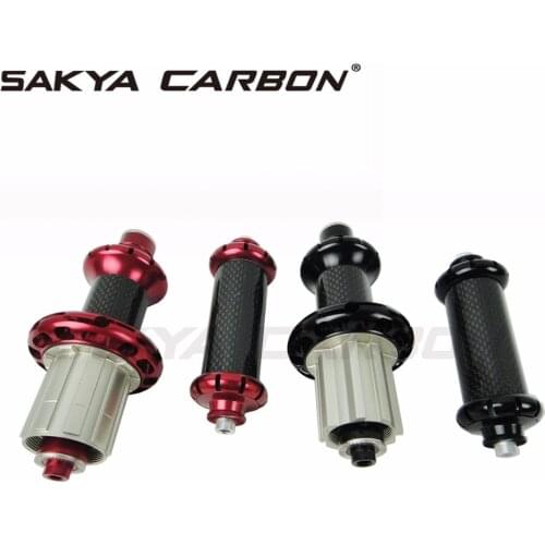 Straight Pull Powerway R36 Road Bike Hubs Carbon Surface Hubs only 291g