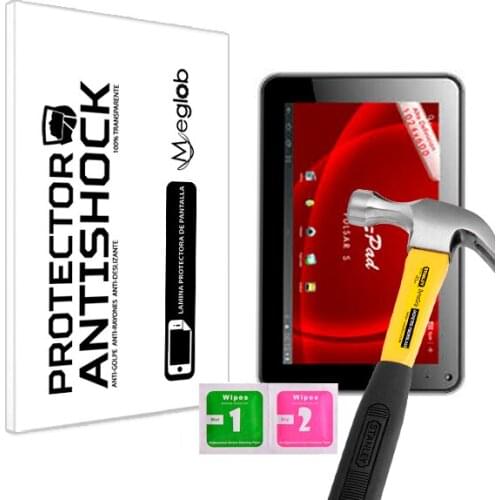Screen protector Anti-Shock Anti-scratch Anti-Shatter compatible with Tablet Leotec L-Pad Pulsar S
