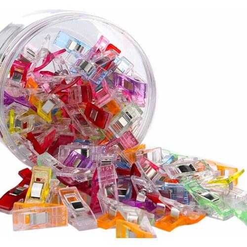 10 Pcs Sewing Clips Multicolor Plastic Clips Fabric Clamps Patchwork Craft Clips Clothing Clips Holder Quilting Clip Sewing Tool