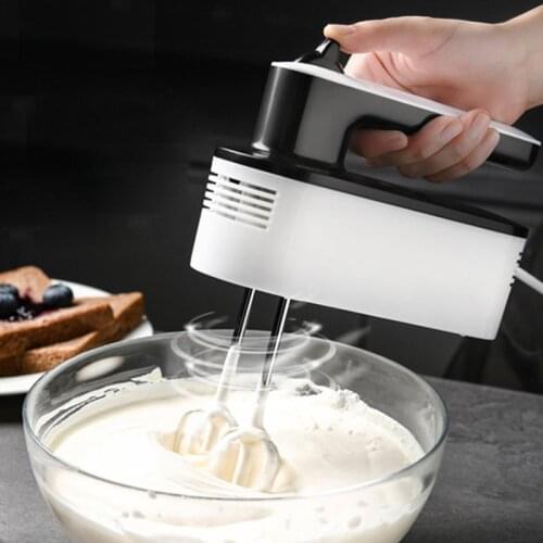 220V EU Mini 5 Speed Manual Electric Handheld Mixer Egg Beater Automatic Cream Food Cake Baking Dough Mixer Food Blender