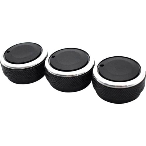 3Pcs AC Switch Knob Air Conditioning Heat Control Knobs for Toyota Tacoma Platz Vios Vitz Yaris Echo Scion X