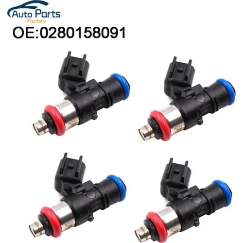 4 PCS New Fuel injecter/Fuel Nozzle For Mazda CX-9 Lincoln MKZ For Ford Edge 3.5L 0280158091 ZZJ1-13-250A