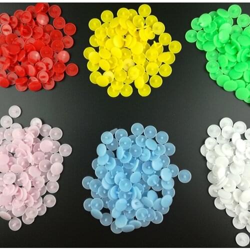50PCS Resin Snaps Buttons Hot New Baby Clothing Accessories Decorative Buttons T5 Caps 12 MM for Clothing Scrapbooking Supplies