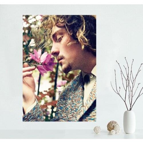 Custom Aaron Taylor Johnson Decorative Canvas Poster High Quality Home Decoration Wall Art Cloth Silk Fabric Wall Poster Print