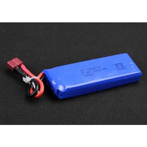 7.4V 2200mAh Battery for WLtoys K949 / 10428 RC Climbing Short Course Car Spare Parts