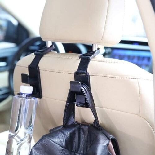 Car Seat Back Hooks Multifunction Hanger Mounts Storage Bag Auto Coat Hanger 1PC Interior Accessories