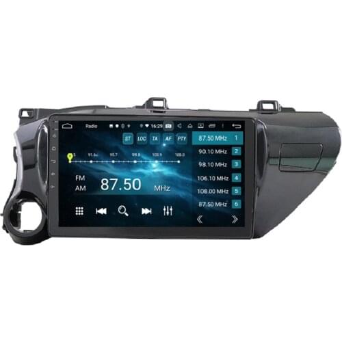 CarPlay DSP PX6 Android 10 Car DVD GPS Head Unit for Toyota Hilux 2016 2017 2018 Stereo Radio GPS Bluetooth WIFI Easy Connect