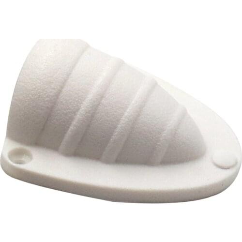 White Nylon Clamshell Vent/Wire Cover Clam Vent for Boat (70 x 75 x 30mm)