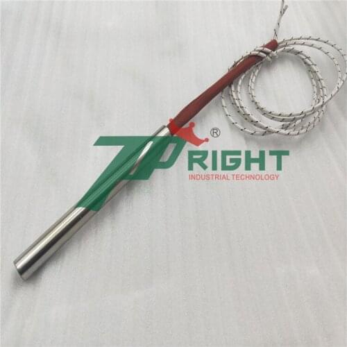 Dia.8x80mm 48v 300w industrial cartridge heater withe 1000mm cable