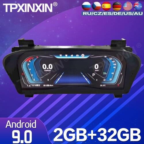 For Toyota Alphard 30S Vellfire 30 2013-2019 Android Car Dashboard Panel Virtual Instrument Cluster Digita Multimedia GPS Navi