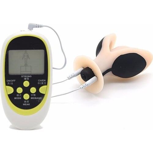 Adult Games Medical Themed Electro Shock Anal Clitoris Kits Electric Viabrating Anus Plug For Lover