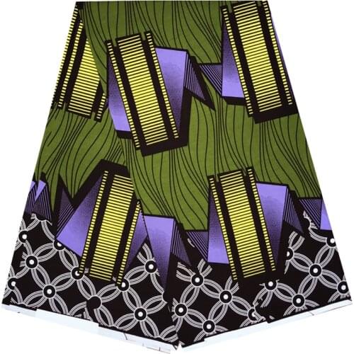 Veritable Wax Ankara Printed Cotton Fabrics By The Meter 100%Breathable Real African Sewing Material Fabric For Dress RV 606