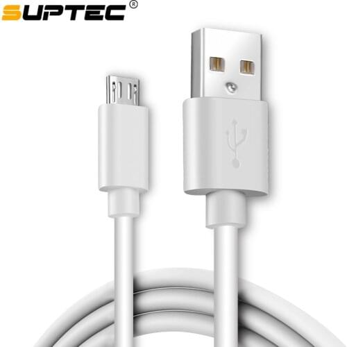 SUPTEC Micro USB Cable Fast Charging data Cord Phone Charger For Android Mobile Phone For Samsung S8 A50 Redmi Note7 USBC Type C