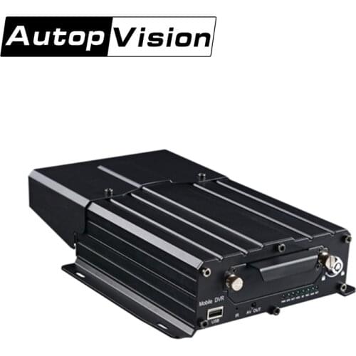 MDVR7104 Free Shipping truck HDD MDVR bus car vehicle monitor mobile dvr support AHD 4ch 1080P 720P signal camera extend 3G GPS