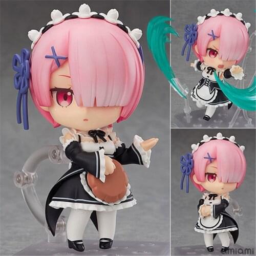 Cute Anime Re:Life in a different world from zero Ram 732 Rem 663 PVC Action Figure Collectible Model Kids Toys Doll 10cm