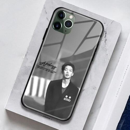 Bobby Ikon Rapper K-pop Soft Silicone Tempered Glass For IPhone SE 6s 7 8 Plus X XR XS 11 Pro Max Phone Case Cover Shell