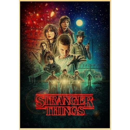 Stranger Things Printed Canvas 11CT Cross-Stitch Embroidery Complete Kit DMC Threads Sewing Knitting Craft Hobby Promotions
