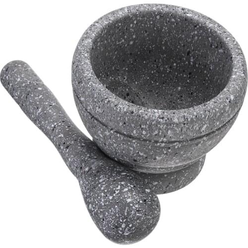 New Manual Resin Mortar Pestle Set 11cm Garlic Grinder Shredder Food Mortar +Pestle For Spices Mixer Grater Grinder Mill Tool