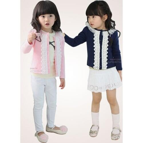 Baby Girls Clothing Childrens Garment Spring Korean Round Neck Loose Coat New Pattern Girls Long Sleeve Shirts B0720